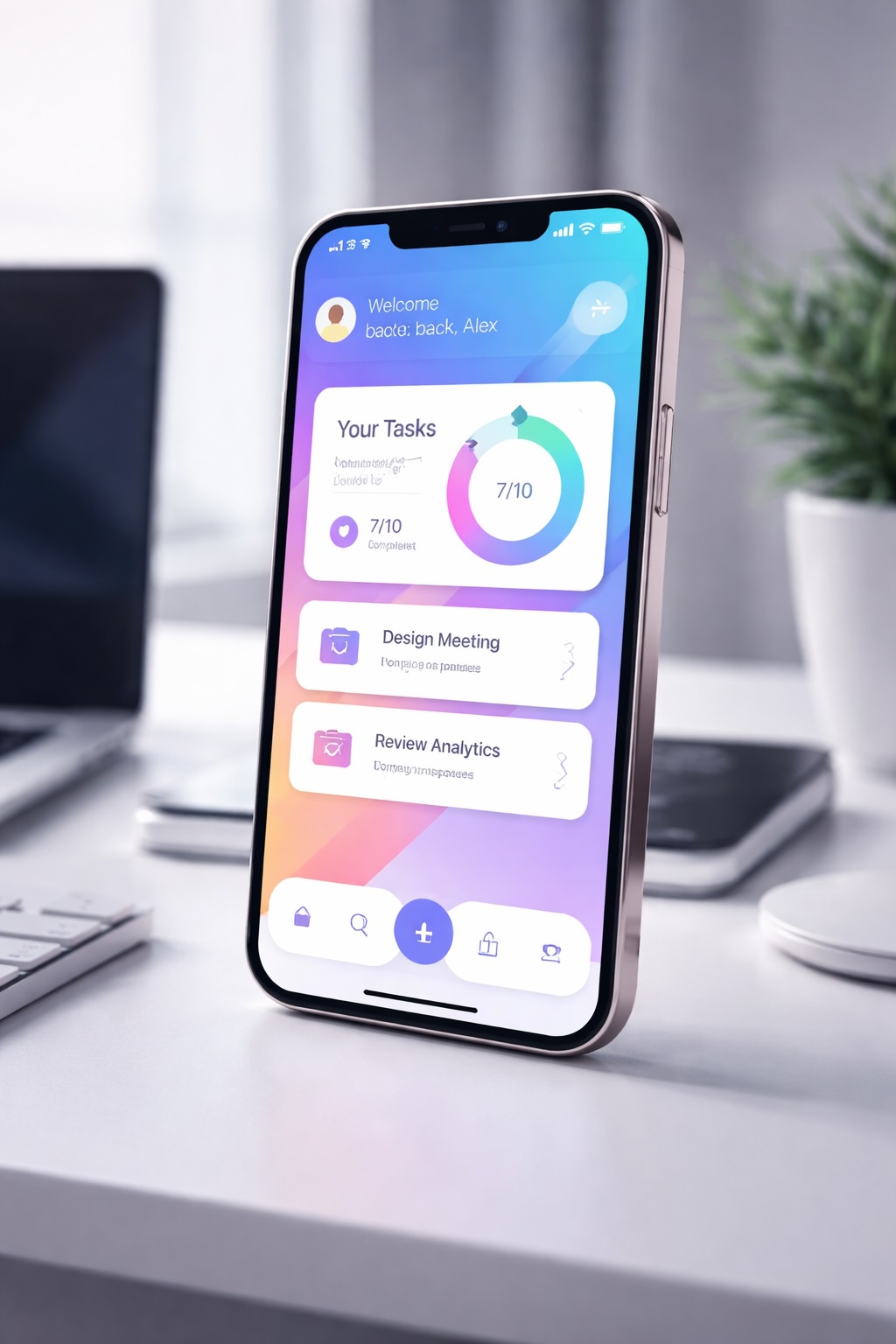 Concept preview of an iPhone MVP app